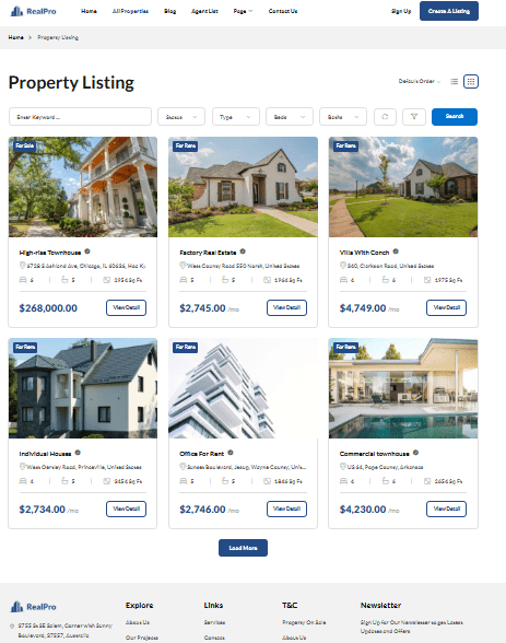 Integrated Real Estate Platforms - Seller, Buyer, Landlord, Tenant, Owner